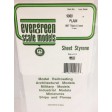 9060-Evergreen Plaque blanche 152x304x1,52mm