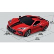 Traxxas 4-TEC 3.0 - CORVETTE STINGRAY 4X4–1/10 bleu