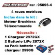 Traxxas Sledge 4x4 Brushless Belted Bleu SUR-COMMANDE