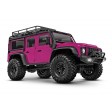 Traxxas TRX-4M Land Rover Defender 1/18e Rose - Prêt à rouler SUR-COMMANDE