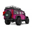 Traxxas TRX-4M Land Rover Defender 1/18e Rose - Prêt à rouler SUR-COMMANDE