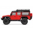 Traxxas TRX-4M Land Rover Defender 1/18e Rouge - Prêt à rouler SUR-COMMANDE