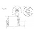 Moteur brushless Robbe Ro-Power Torque 4356 600Kv