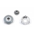 Pignon conique 12 dents et couronne de différentiel arrière pour chassis CC01 (58132)