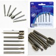 Jeu de fraises acier HSS pour mini perceuse axe 3,17mm