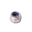 Ecrous nylstop inox M3/10 pièces