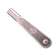 Chape acier nickelé filetage M2 - 5 pièces