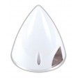 Cône plateau alu - Diamètre 45mm blanc
