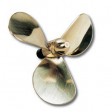 Hélice tripale laiton Raboesch diamètre 30mm, Droite