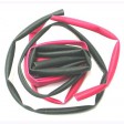 Gaine thermorétractable 6mm livré 50cm noir et 50cm rouge