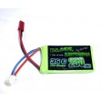 Accu LiPo Black Lithium 250mAh 35C 2S (19,8 grs) BEC