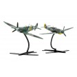 1/72e Airfix STARTER KIT Supermarine Spitfire Mk.Vc + Messerschmitt Bf109F-4 Dogfight Double