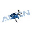 Boitier courroie anticouple métal bleu metal – T-REX 450SE/SE V2/SPORT/SPORT V2