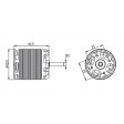 Moteur brushless 500MX 1600KV – T-REX 500