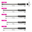 Tournevis 5 embouts ALIGN - ALLEN 1.5/2/2.5/3mm + PH1