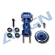 Set moyeu rotor principal alu bleu  - T-REX 450 SE NEW V2