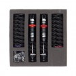 Paire d'amortisseurs 1/10e 75mm BIG BORE 13mm + kit 3 ressorts (H/M/S)