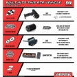 Arrma 1/18 Typhon Grom Mega 380 4x4 RTR Rouge SUR-COMMANDE