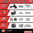 Arrma 1/18 Typhon Grom 223S BLX Brushless 4x4 RTR Bleu