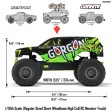 Arrma 1/10 GORGON 4X2 MEGA 550 Jaune RTR