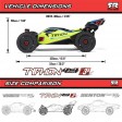 Arrma Buggy TYPHON 223S Brushless DSC 4X4 RTR 1/8e Vert