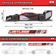 Arrma Limitless 8S AVC 4x4 Formule 1 RTR Bleu 1/7e PRE-COMMANDE