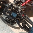 Arrma KRATON 6S V6 4WD BLX Monster Truck Bleu/Orange 1/8e