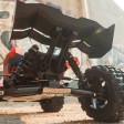 Arrma KRATON 6S V6 4WD BLX Monster Truck Bleu/Orange 1/8e