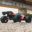 Arrma KRATON 6S V6 4WD BLX Monster Truck Bleu/Orange 1/8e