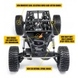 Axial AXP8 Gilamon 2.2 Rouge RTR 1/10e SUR-COMMANDE