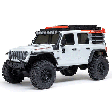 Axial SCX30 Jeep Wrangler JLU 4X4 Brushed Rock Crawler Blanc 1/30e Prêt à rouler