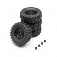 Axial SCX30 Jeep Wrangler JLU 4X4 Brushed Rock Crawler Blanc 1/30e Prêt à rouler