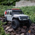 Axial SCX30 Jeep Wrangler JLU 4X4 Brushed Rock Crawler Blanc 1/30e Prêt à rouler