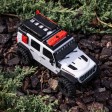 Axial SCX30 Jeep Wrangler JLU 4X4 Brushed Rock Crawler Blanc 1/30e Prêt à rouler