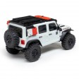 Axial SCX30 Jeep Wrangler JLU 4X4 Brushed Rock Crawler Blanc 1/30e Prêt à rouler