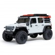 Axial SCX30 Jeep Wrangler JLU 4X4 Brushed Rock Crawler Blanc 1/30e Prêt à rouler