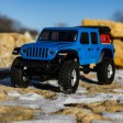 Axial SCX24 Jeep JT Gladiator Bleue Rock Crawler 4WD 1/24e Prête à rouler