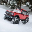 Axial SCX24 2021 Ford Bronco 4WD Rouge 1/24e - Prête à rouler