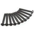 Vis hexagonale tête bombée autoforante M3x18mm (10 pièce(s)