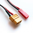 Cordon de charge XT60 femelle -> JST-BEC femelle