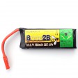 Accus Lipo Beez2B 1s 3.7V 750mAh 35C pour Gal. Visitor 6 / Dromida Omnius