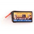 Accu Lipo Beez2B 2s 7.4V 360mAh 30C pour Align T-rex 150