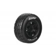 Roues Louise RC SC-Rocket Jantes Noires Hexa 17mm avt/arr 1/10e