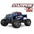 Traxxas Stampede 4x2 BL-2s Clipless Bleu Accu + Chargeur SUR-COMMANDE