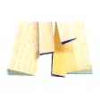 Bord de fuite balsa 6x25mm Type Droit