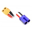 Cordon de charge XT60 femelle vers EC5 mâle