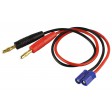 Cordon de charge bananes 4mm vers mâle EC3