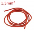 Câble silicone Yuki 16AWG 1,5mm² – rouge 1 Mètre