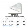 4543-Evergreen Plaque lamellée 152x304x1x0,5mm