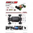 Carisma Micro buggy GT24B 4x4 Brushless Bleu 1/24e Prête à rouler